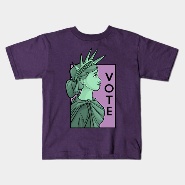 Vote Kids T-Shirt by KHallion